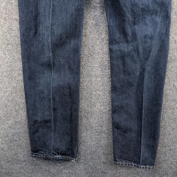 Abercrombie & Fitch Men's Straight Leg Jeans Blue 30x30 5-Pocket Button Fly - Picture 7 of 11